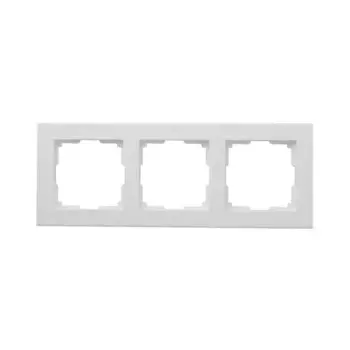 Рамка для розеток и выключателей Werkel Hammer W0032401 3 поста цвет белый