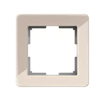 Рамка для розеток и выключателей Werkel W0012743 1 пост цвет айвори