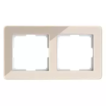 Рамка для розеток и выключателей Werkel W0022743 2 поста цвет айвори