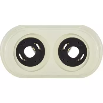 Рамка Electraline 2 поста цвет слоновая кость