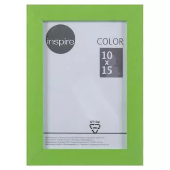 Рамка Inspire «Color», 10х15 см, цвет зелёный