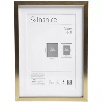 Рамка Inspire Glam Brass 13x18 см алюминий цвет золото