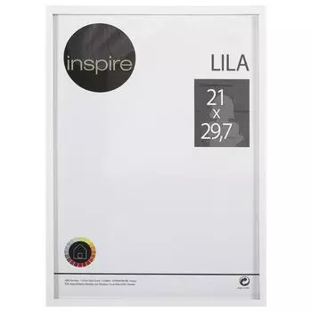 Рамка Inspire Lila 21x29.7 см цвет белый