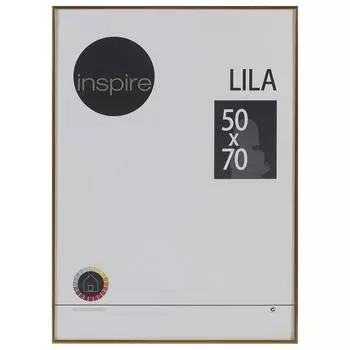 Рамка Inspire Lila 50x70 см ПВХ цвет золото