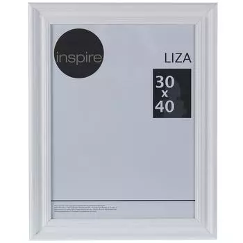 Рамка Inspire Liza 30x40 см цвет белый