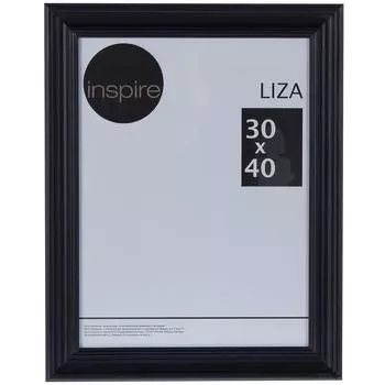 Рамка Inspire Liza 30х40 см цвет чёрный