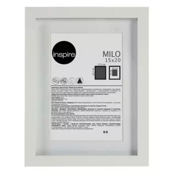 Рамка Inspire Milo 15x20 см цвет белый