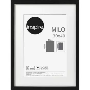 Рамка Inspire Milo, 30х40 см, цвет чёрный