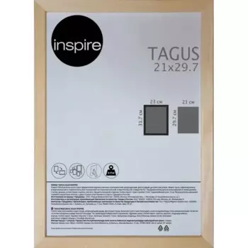 Рамка Inspire Tagus 21x29.7 см дерево цвет дуб сонома