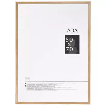 Рамка Lada 50x70 см пластик цвет белый/дуб