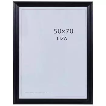 Рамка Liza цвет черный размер 50х70