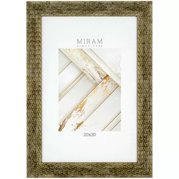 Рамка Мирам 20x30 см пластик цвет коричневый