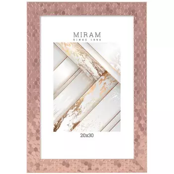 Рамка Мирам 20x30 см пластик цвет розовое золото