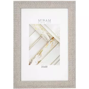 Рамка Мирам 20x30 см пластик цвет серо-бежевый