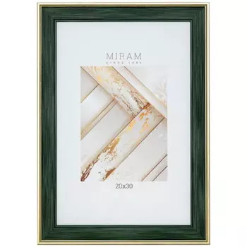 Рамка Мирам 20x30 см пластик цвет зеленый