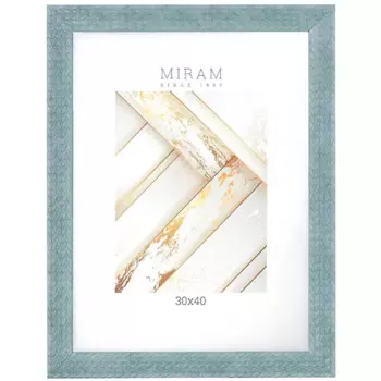 Рамка Мирам 30x40 см пластик цвет голубой