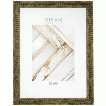 Рамка Мирам 30x40 см пластик цвет коричневый