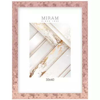 Рамка Мирам 30x40 см пластик цвет розовое золото