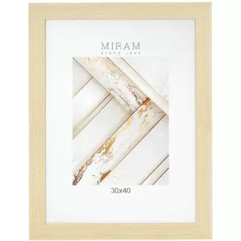 Рамка Мирам 30x40 см пластик цвет желтый