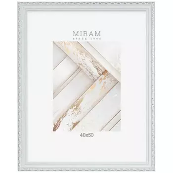 Рамка Мирам 40x50 см пластик цвет белый
