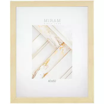 Рамка Мирам 40x50 см пластик цвет желтый