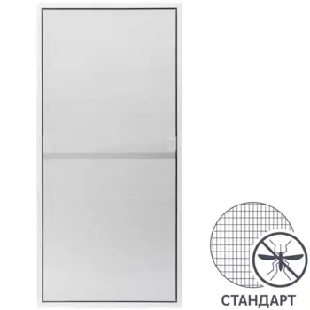 Рамочная москитная сетка 116x120 см. 55.3x106.7 см