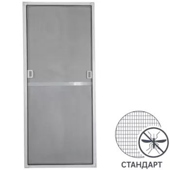 Рамочная москитная сетка 120x56 см к окну ПВХ 130x120 см белая