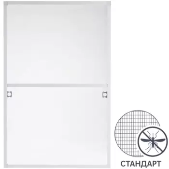 Рамочная москитная сетка 120x80 см. 73.2x110.7 см