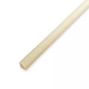 Раскладка фигурная деревянная сращенная РУ-14x14 14x14x1000 мм Сосна экстра