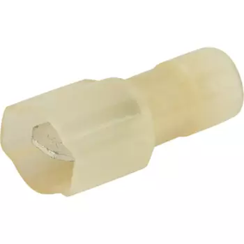 Разъем плоский папа Duwi РПИ-П(н) 6-6.3 мм 6 мм цвет желтый 10 шт.