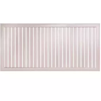 Реечный экран для радиатора 120x60 см ясень светлый