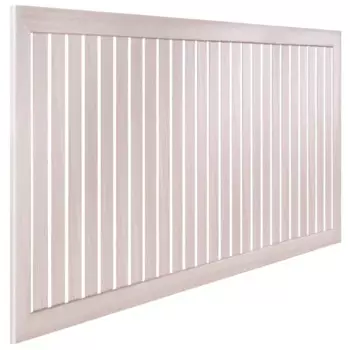 Реечный экран для радиатора 90x60 см ясень светлый