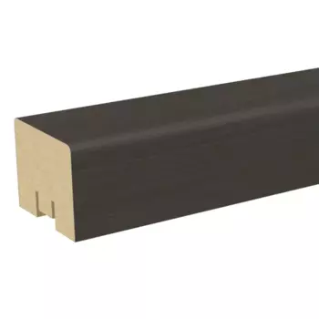 Рейка МДФ 2700x40x30 мм цвет черное дерево