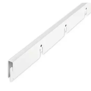 Рейка направляющая грильято Албес 100x100x40 мм белый 0.6 м