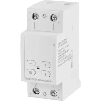 Реле напряжения Welrok D2-63 цвет красный