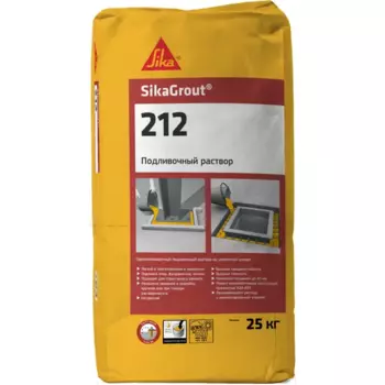 Ремонтный состав безусадочный Sikagrout-212RU 25 кг