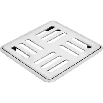 Решетка для трапа Ани Пласт 120x120 мм нержавеющая сталь