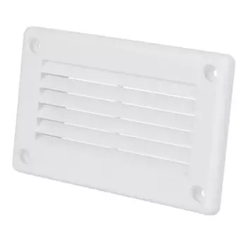 Решетка вентиляционная Equation 110x55 мм полистирол цвет белый