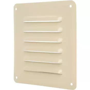 Решетка вентиляционная Ore GM1515I 150x150 мм металл цвет бежевый