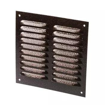 Решетка вентиляционная Ore GM1919B 195x195 мм металл цвет коричневый
