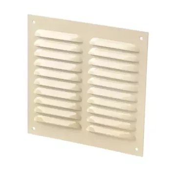 Решетка вентиляционная ORE 195x195 металлическая цвет бежевый