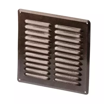 Решетка вентиляционная Ore GM2525B 250x250 металл цвет коричневый