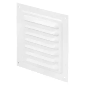 Решётка вентиляционная Вентс МВМ 125 125х125 мм металл цвет белый