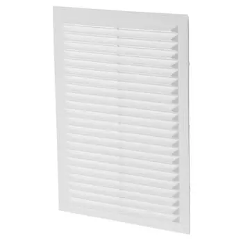 Решётка вентиляционная Эра АБС 1724С 170х240 мм пластик цвет белый