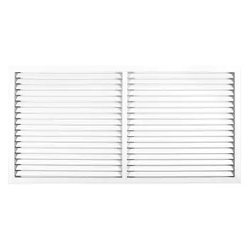 Решётка декоративная 60x120 см цвет белый