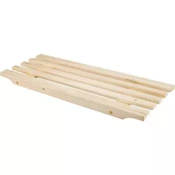 Решетка для ванны 70x27 см неокрашенное дерево