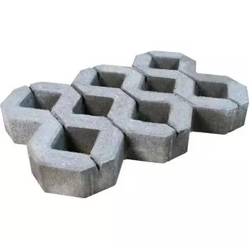 Решётка газонная, 600x400x100 мм