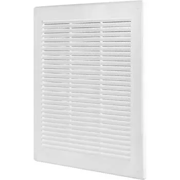 Решётка вентиляционная Equation 300x300 мм полистирол цвет белый