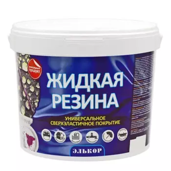 Резина жидкая Элькор Профи цвет синий 6 кг
