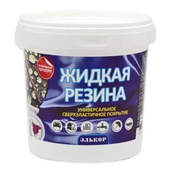 Резина жидкая Элькор Профи цвет зеленый 1 кг
